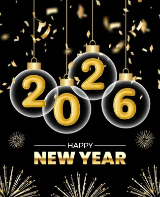 2026 New Year Celebration Fireworks Flyer Template