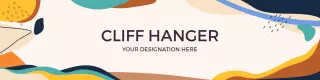 Abstract Colorful Patterns for Professional LinkedIn Banner Template