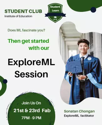 Academic Green Explore Machine Learning Session Poster Template