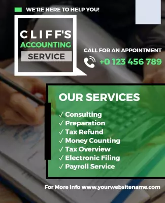 Accounting Services Flyer Template