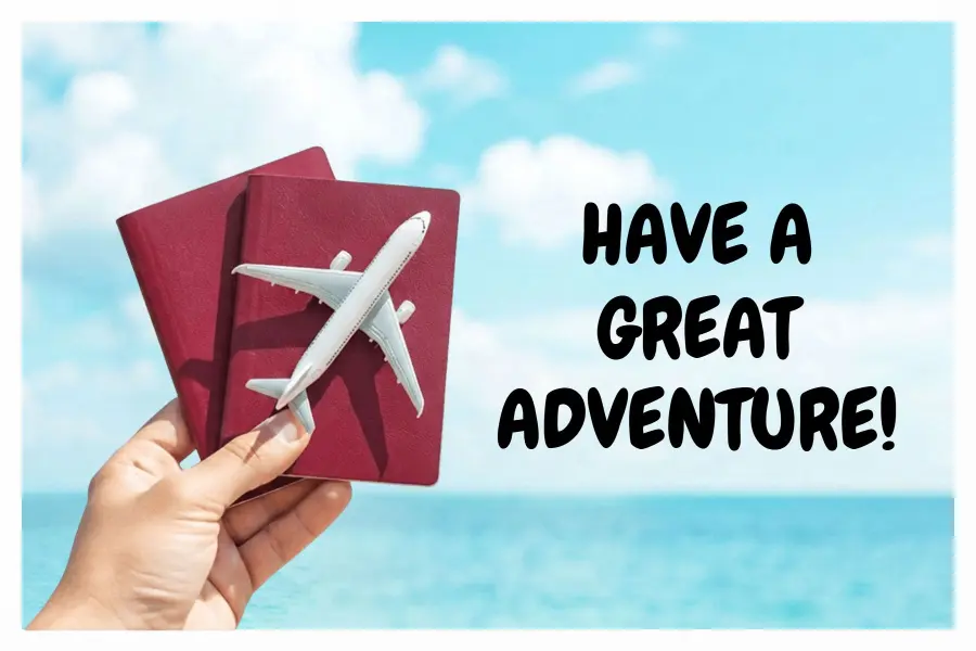 Adventure Awaits Travel Postcard Template