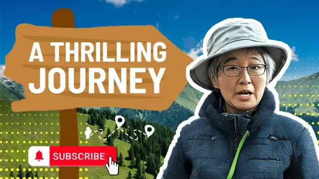 Adventure Hiking Journey Travel YouTube Thumbnail Template