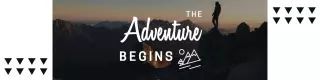 Adventure-Inspired Landscape with Mountains LinkedIn Banner Template