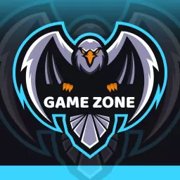 Aggressive Black and Blue Eagle Design for Esports Logo Template