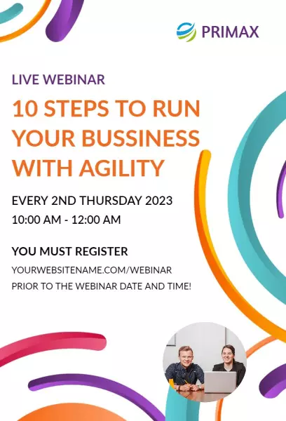Agility Strategies Business Webinar Invitation Template