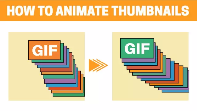 Animated GIF Creation Tutorial Trending YouTube Thumbnail Template