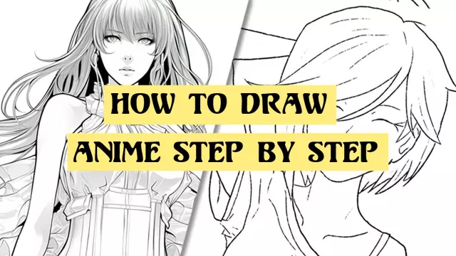 Anime Drawing Tutorial Step by Step YouTube Thumbnail Template