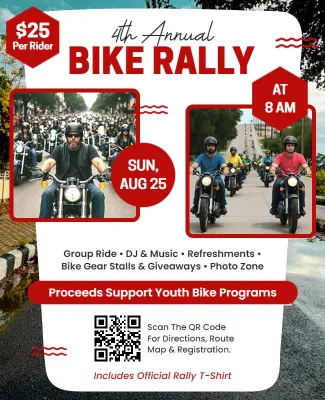 Annual Bike Rally Charity Event Flyer Template