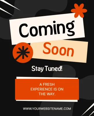 Anticipate New Event Coming Soon Poster Template