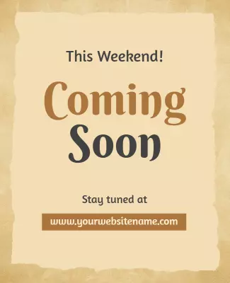 Anticipation Event Teaser Flyer Template