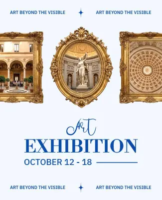 Art Exhibition Event Poster Template
