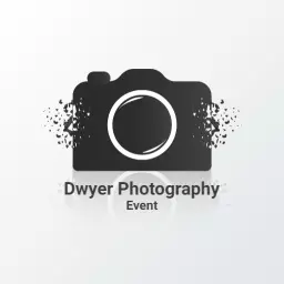 Artistic Black Camera Design Capturing Event Photography Logo Template