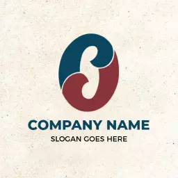 Artistic O Letter Design in Vibrant Color Combination Logo Template