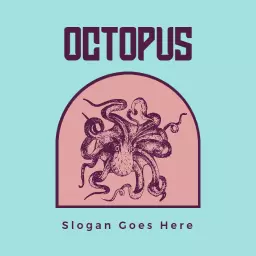 Artistic Octopus Design Showcasing Marine Life Logo Template
