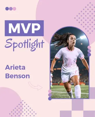 Athlete MVP Spotlight Recognition Flyer Template