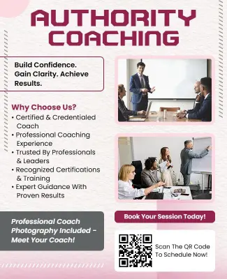 Authority Coaching Business Workshop Flyer Template