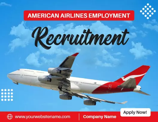 Aviation Recruitment American Airlines Employment Brochure Template
