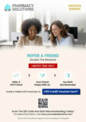 Award-Winning Pharmacy Referral Promotion Flyer Template