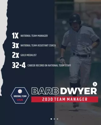 Baseball Team Manager Announcement Flyer Template