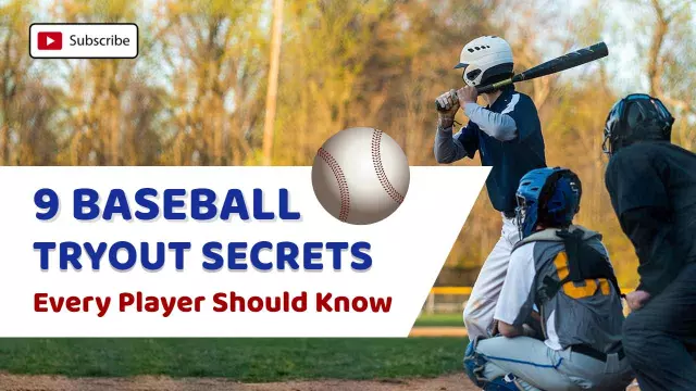Baseball Tryout Secrets Performance Tips YouTube Thumbnail Template