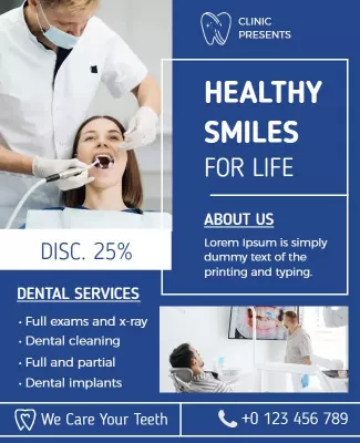 Bay Of Many and Bay Of Many Medical Flyer Template
