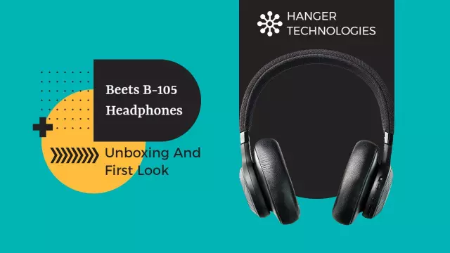 Beats B-105 Headphones Unboxing YouTube Thumbnail Template