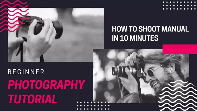 Beginner Manual Photography Tips Trending YouTube Thumbnail Template