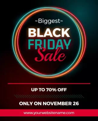 Biggest Black Friday Sale Event Flyer Template