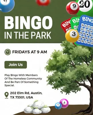 Bingo in the Park Event Flyer Template