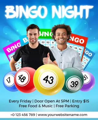 Bingo Night Flyer Template