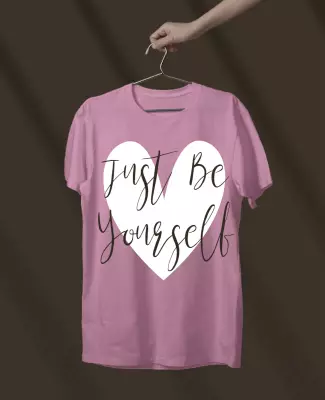 Birch Heart T Shirt Flyer Template