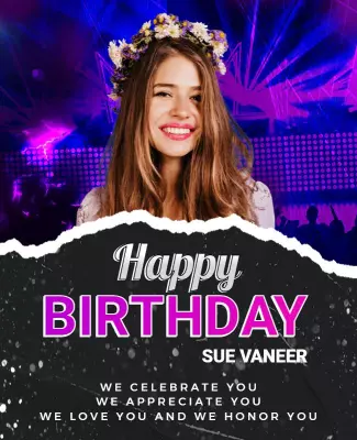 Birthday Party Flyer Template