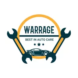 Black and Yellow Auto Repair Featuring Wrench Icons Logo Template