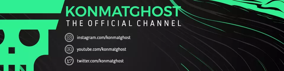 Black Background with Neon Green Skull Icon Twitch Banner Template