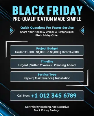 Black Friday Special Offer Promotion Flyer Template