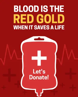 Blood Donation Awareness Campaign Poster Template