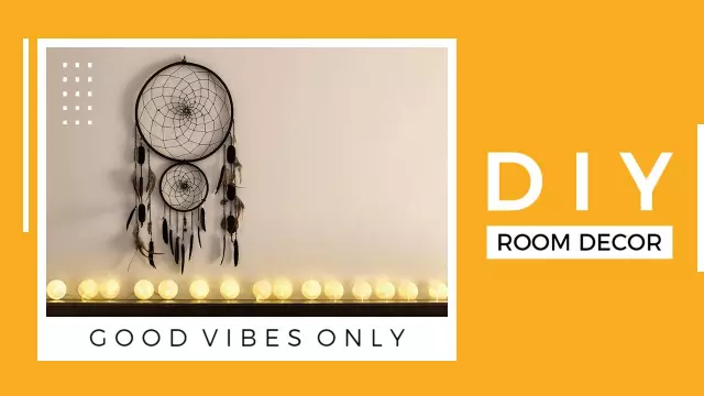 Boho Dreamcatcher Light DIY Room Decor YouTube Thumbnail Template