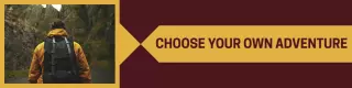 Bold Adventure Theme with Autumn Colors LinkedIn Banner Template