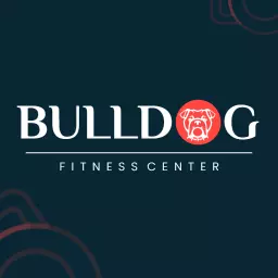 Bold and Energetic Bulldog Fitness Center Logo Template