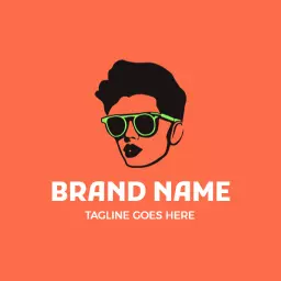 Bold and Vibrant Orange Fashion Logo for Trendsetters Logo Template