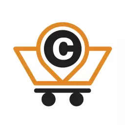 Bold Black and Orange Alphabet Symbol for Creative Brands Logo Template
