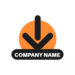 Bold Black and Orange Design for Installation Services Logo Template
