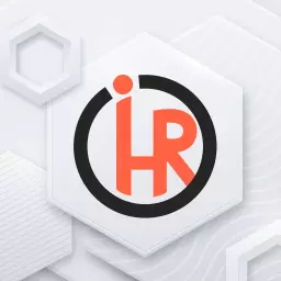 Bold Black and Orange Human Resources Identity Logo Template