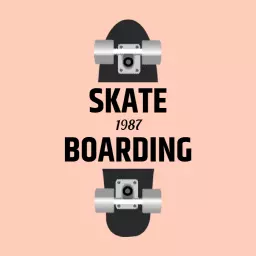Bold Black Skateboard Design Celebrating Skateboarding Culture Logo Template