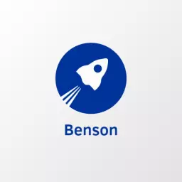 Bold Blue Rocket Launch Symbolizing Space Exploration Logo Template
