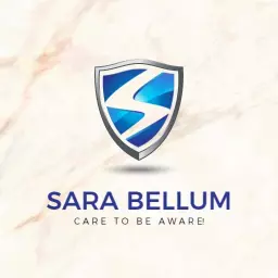 Bold Blue Shield Design Representing Security Services Logo Template