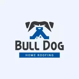 Bold Bulldog Design Representing Quality Home Roofing Logo Template