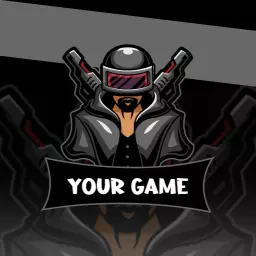 Bold Character Design for Competitive Esports Action Logo Template