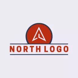Bold Circular Design Representing Northern Exploration North Logo Template