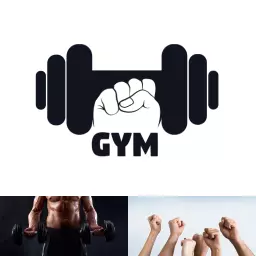 Bold Dark Weightlifting Design Representing Fitness Gym Logo Template